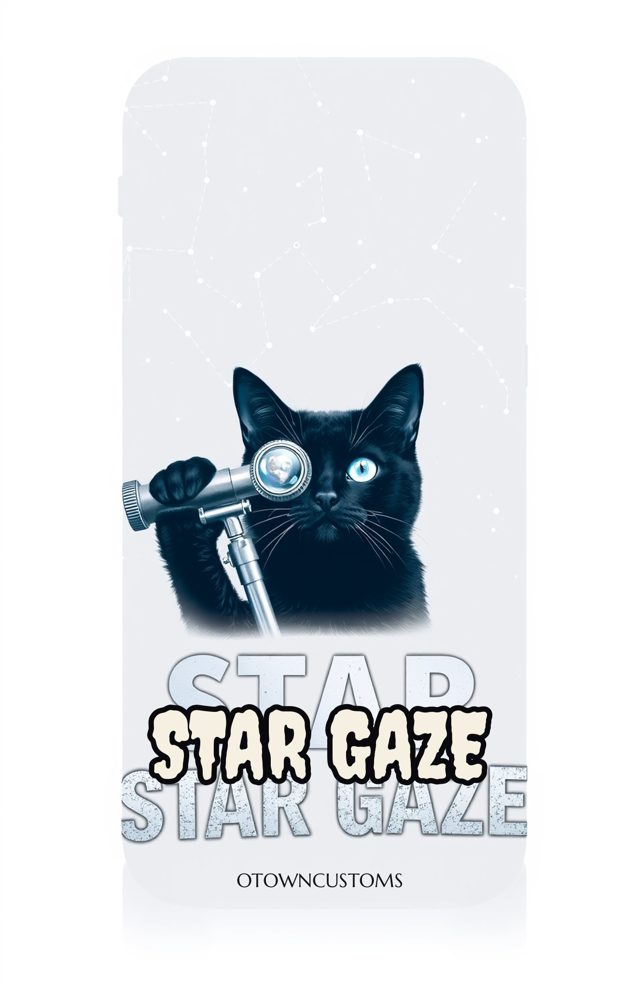 Cat Astronomer Telescope