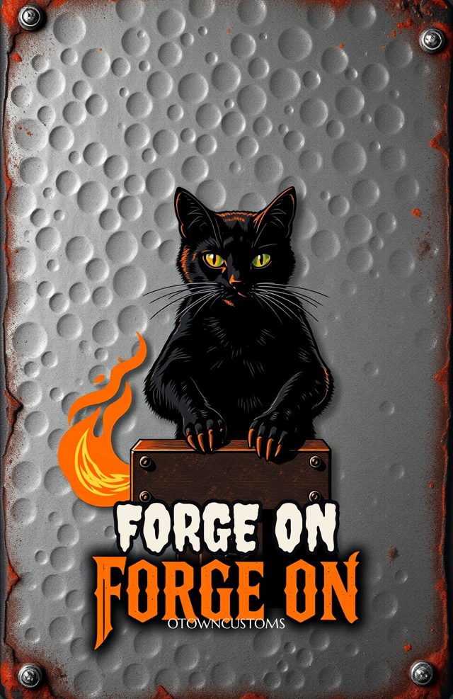 Cat Blacksmith Anvil