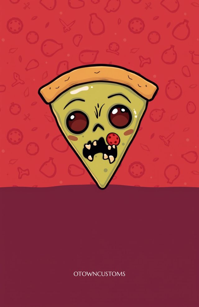 Zombie Pizza Slice