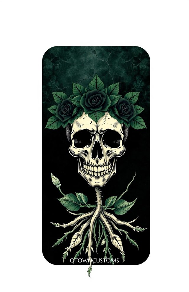 Skull with Black Hellebore