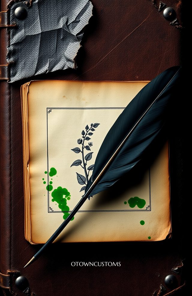 Gothic Book with Poison Pen