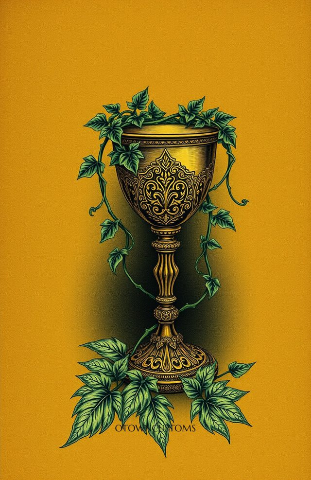 Gothic Goblet with Poison Ivy