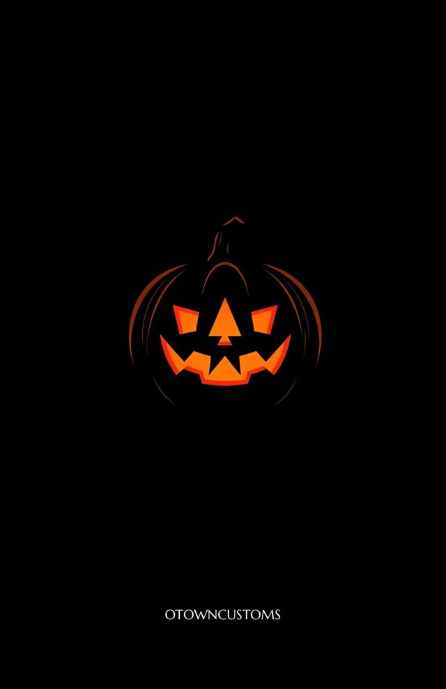Geometric Carved Pumpkin Abstract