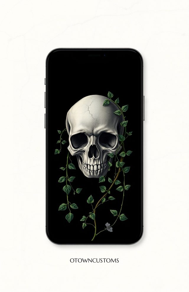 Skull in Ivy