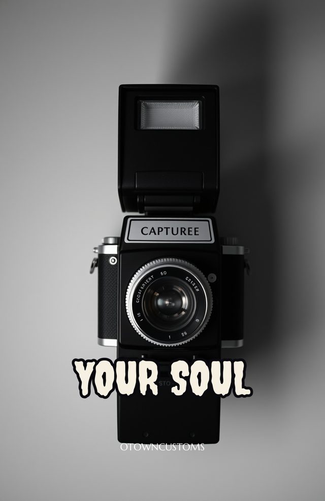 Cursed Camera Flash Typography