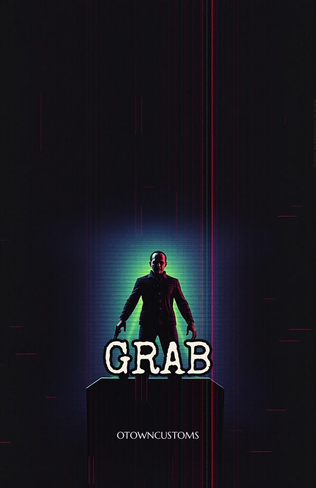 Static Neon Shadow Hand
