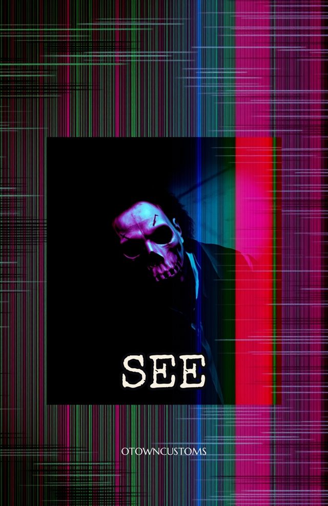 Static Neon Eyes