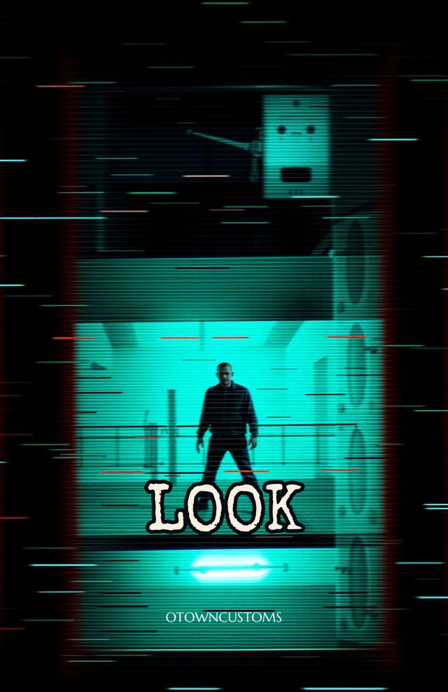 Haunted Neon Window