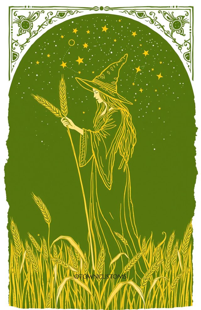 Virgo Constellation Witch