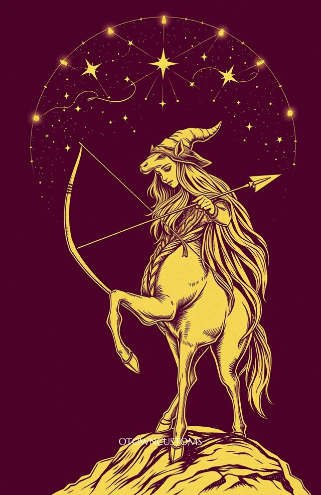 Sagittarius Constellation Witch