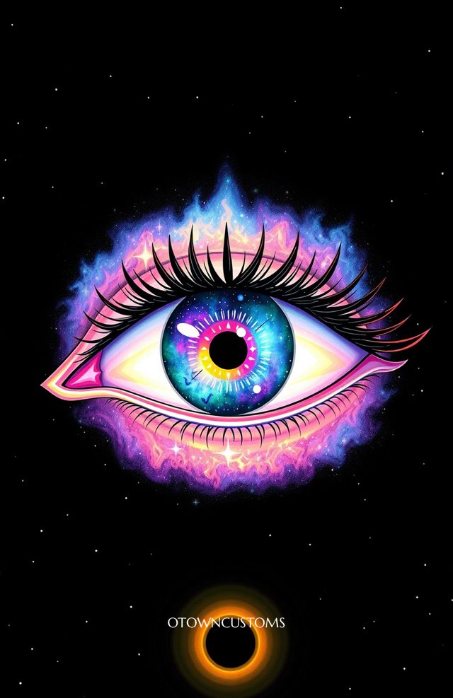 Neon Eye of the Universe