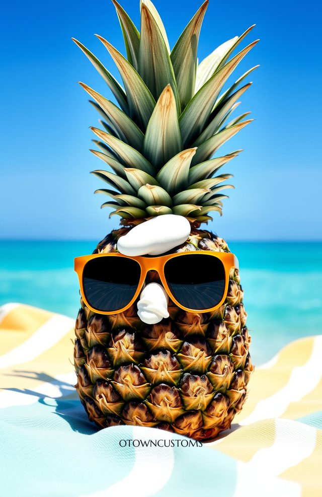 Pineapple Sunbathing