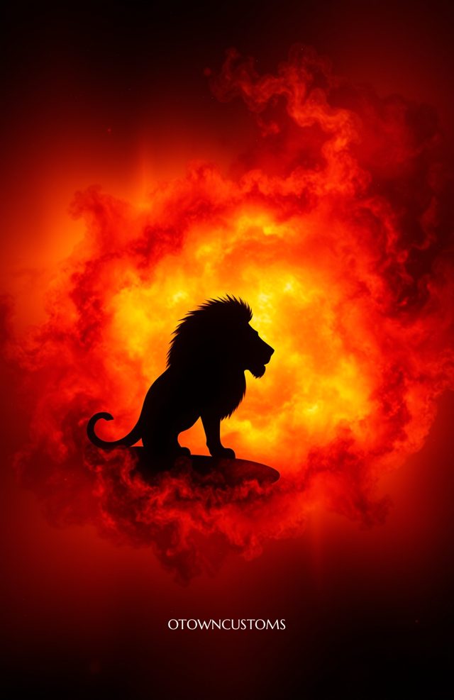 Cosmic Lion Nebula