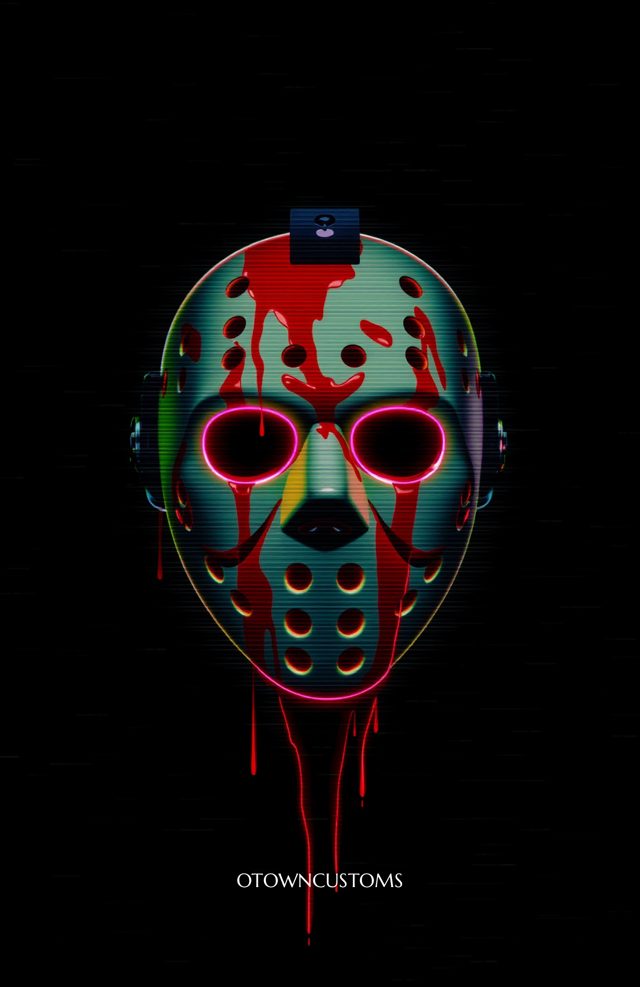 80s Slasher Mask Glitch
