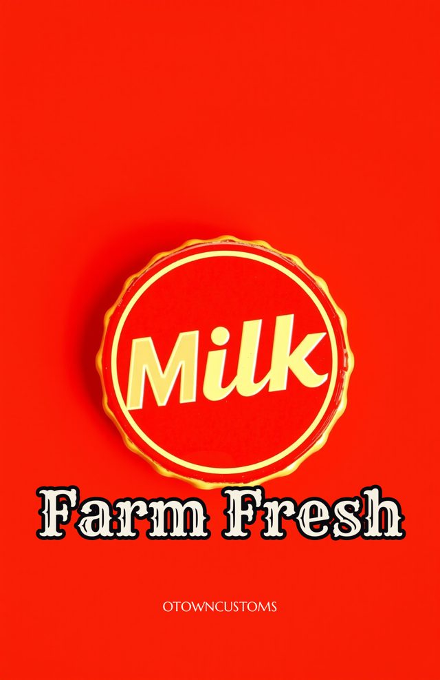 Vintage Milk Bottle Cap