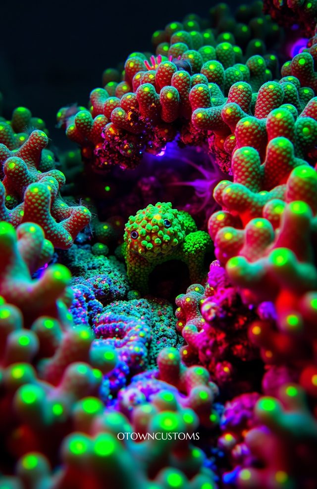 Phone Case: Bioluminescent Reef Creature