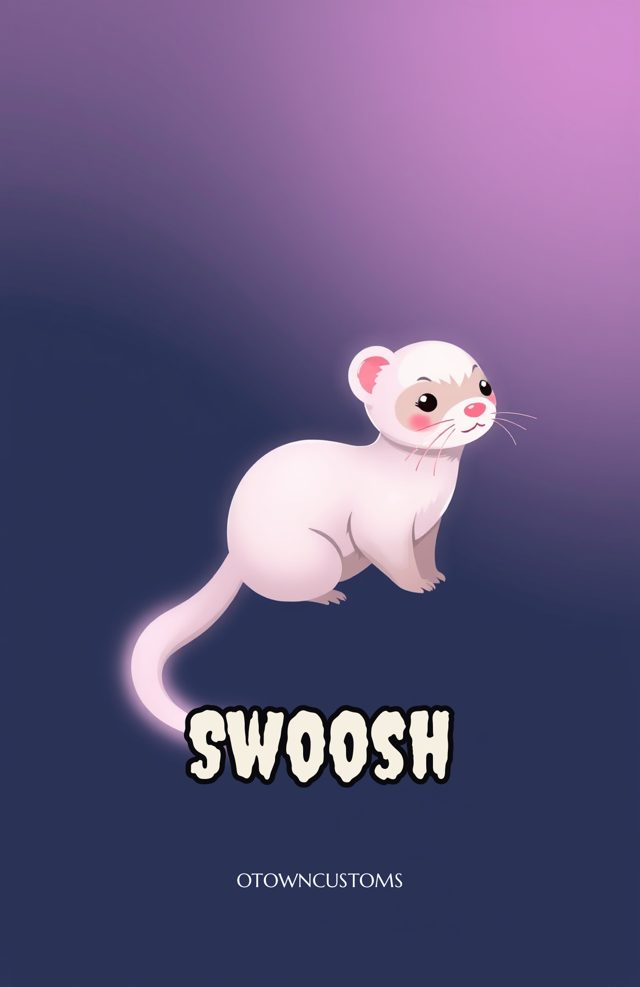 Cute Spooky Phone Case: Phantom Ferret
