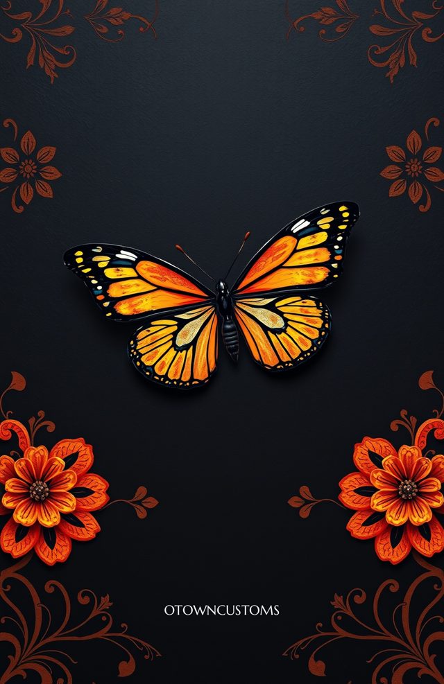 Phone Case: Marigold Butterfly