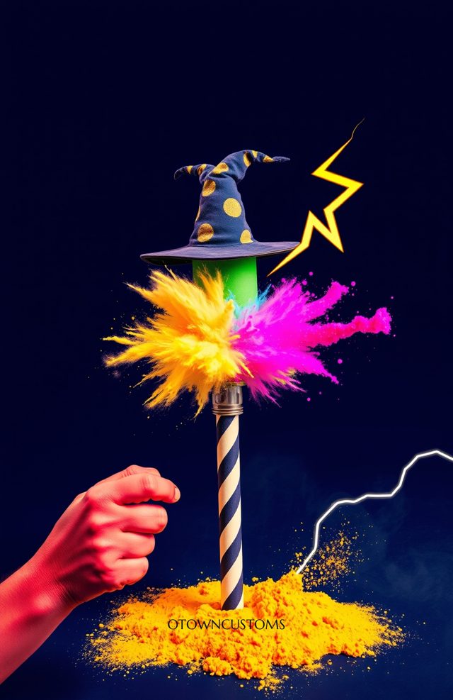 Retro Candy Pop Phone Case: Pixy Stix Wizard