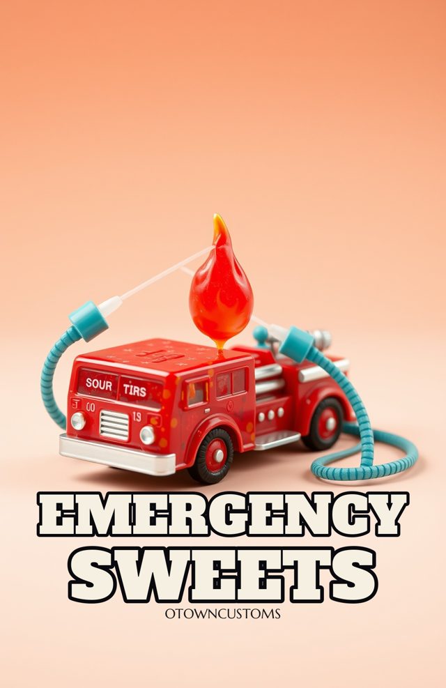 Retro Candy Pop Phone Case: Sour Patch Firefighters