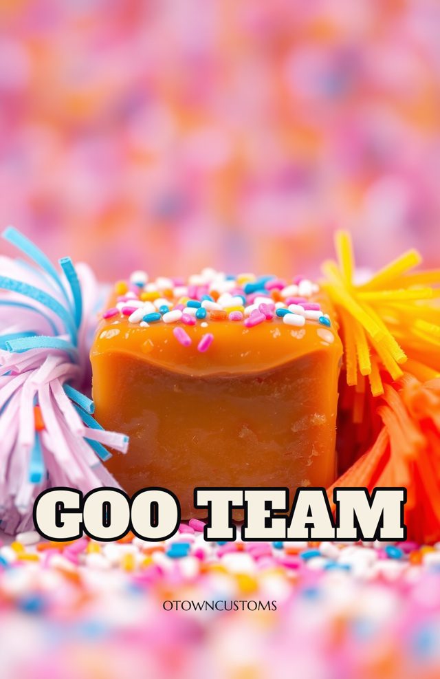 Retro Candy Pop Phone Case: Caramel Cheerleader