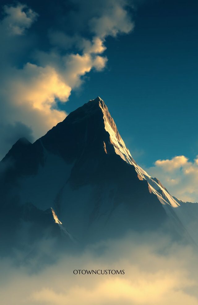 Dramatic Mountain Vista Harbor Heritage