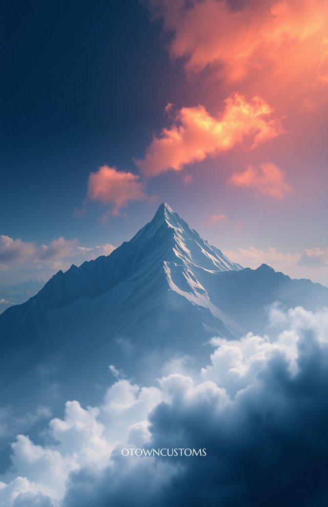 Epic Mountain Sunset Gateway Plains