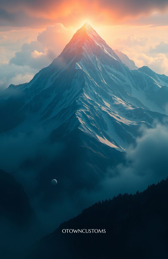Epic Mountain Sunset Utah Bold Modern