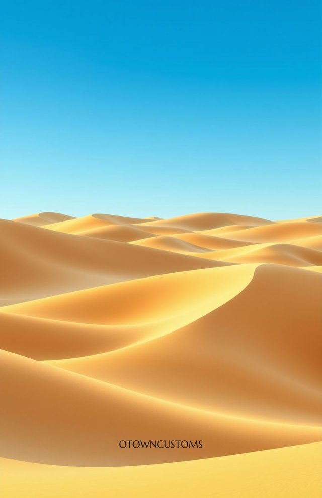 Desert Dunes Sky Sandscape