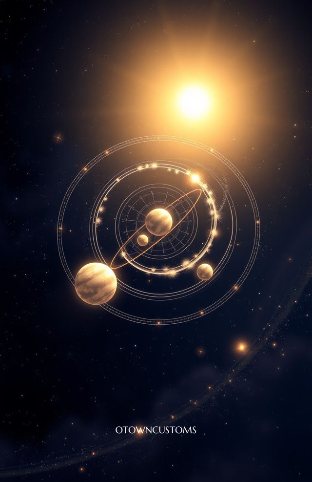 Cosmic Orrery Glow Celestial