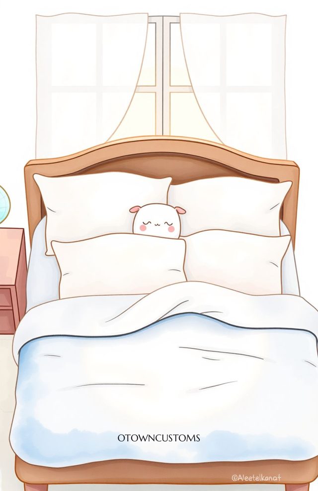 Chibi Cartoon Phone Case Not a Morning Person For iPhone Samsung