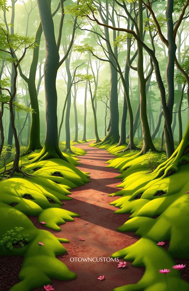 Dreamy Forest Path Cottagecore