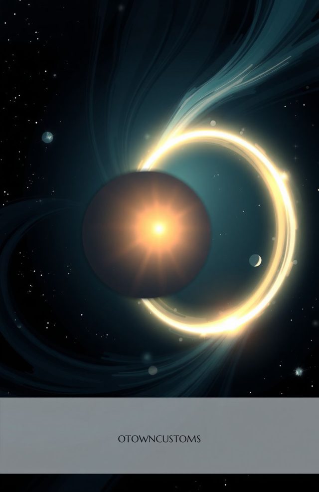 Cosmic Abstract Einstein Ring Lens