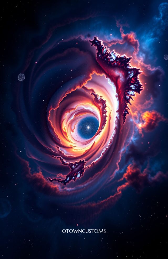 Cosmic Helix Nebula Eye Fantasy