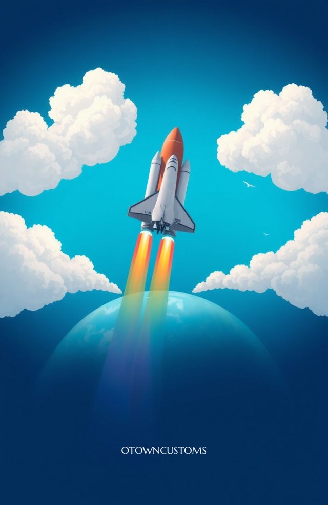Stylized Space Shuttle Historical Adventure