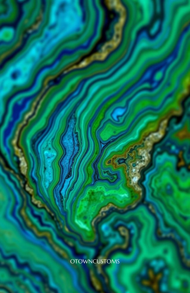 Chrysocolla Mineral Organic Fluidic