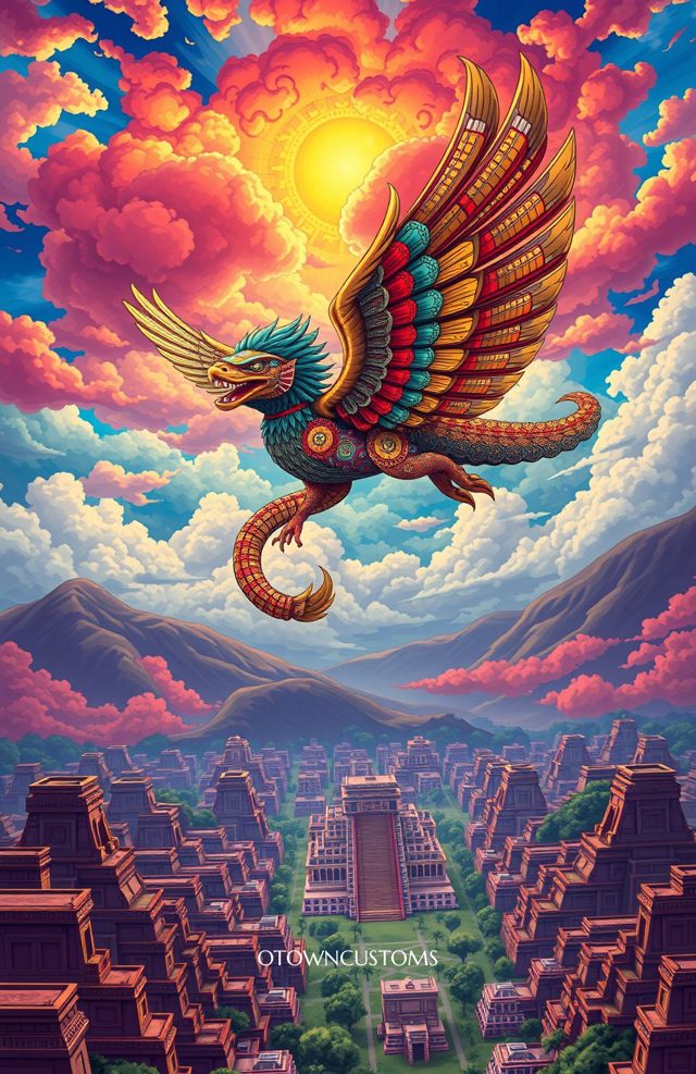 Majestic Mayan Quetzalcoatl