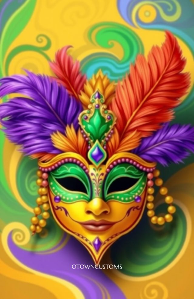 Mardi Gras Mask Carnival Vibes