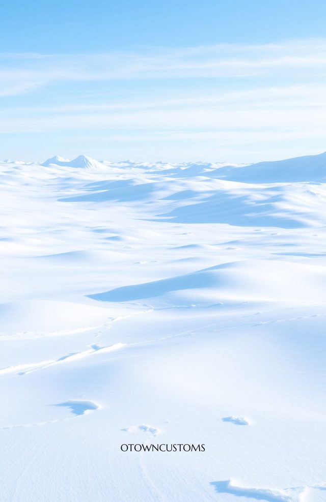Arctic Tundra Winter Landscape