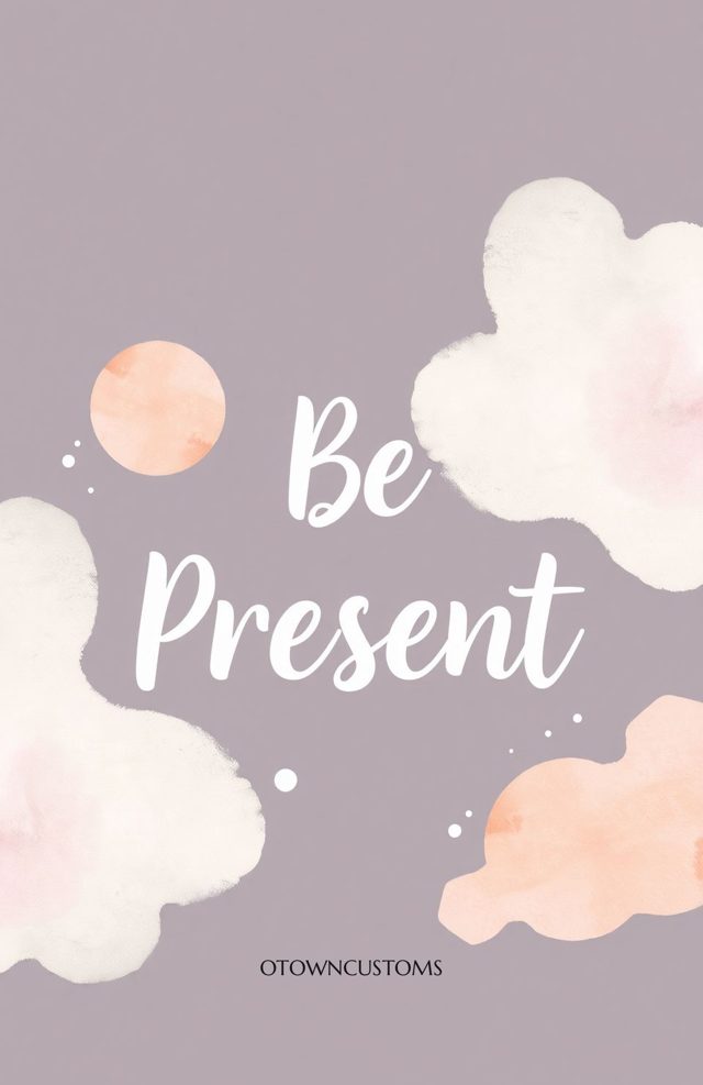 Be Present Minimalist Watercolor