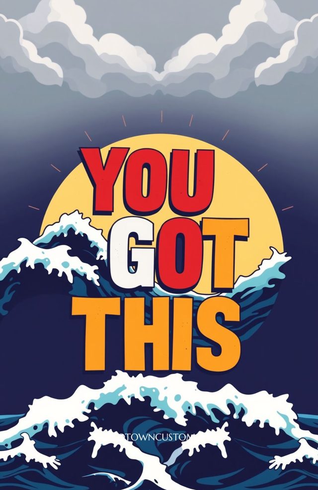 Bold Retro Typography Encouraging