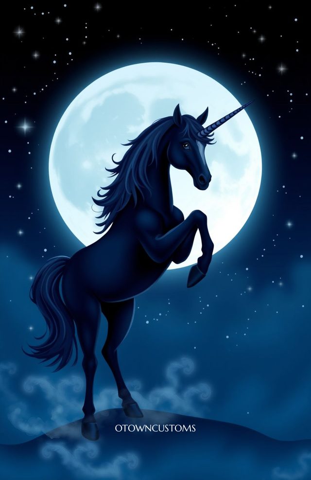 Dark Fantasy Unicorn Enchanted