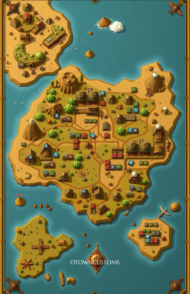 Tactical Strategy Game Map