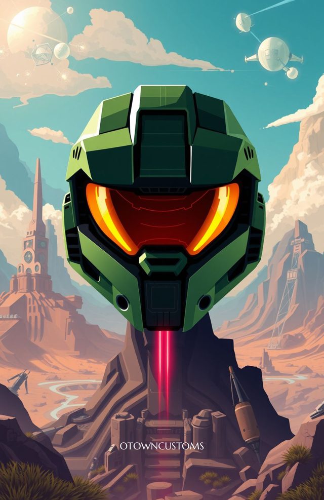 Master Chief Helmet Sci-Fi