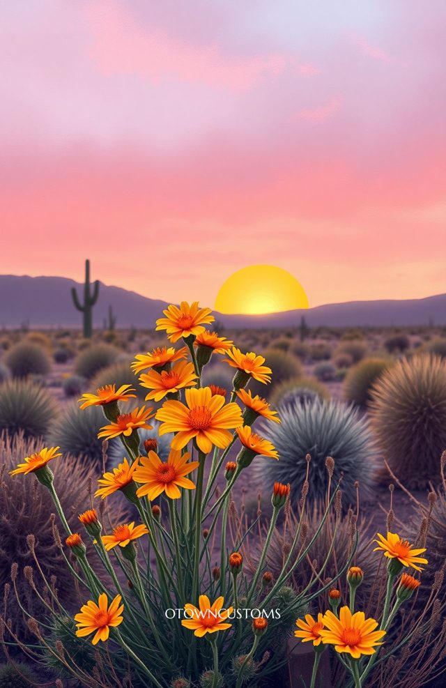 Desert Sunset Bloom