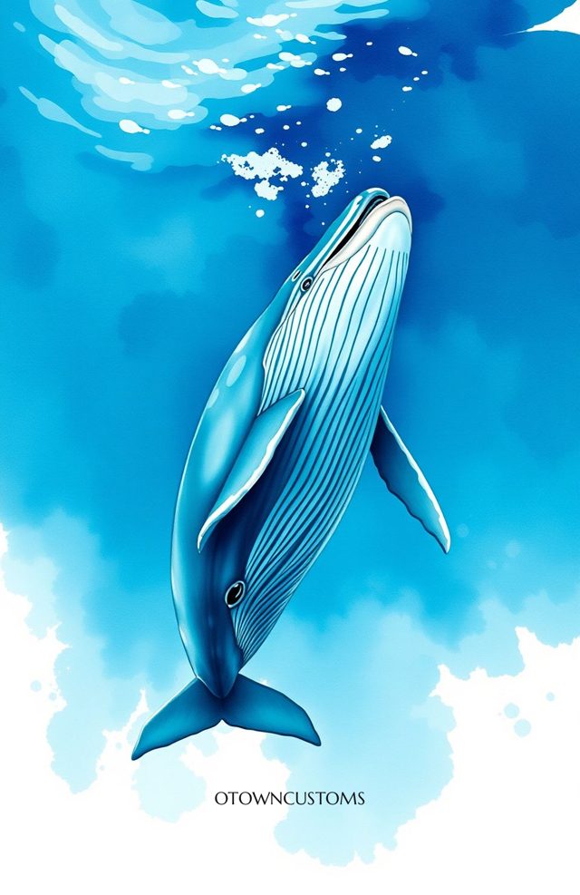 Whimsical Watercolor Whale Song