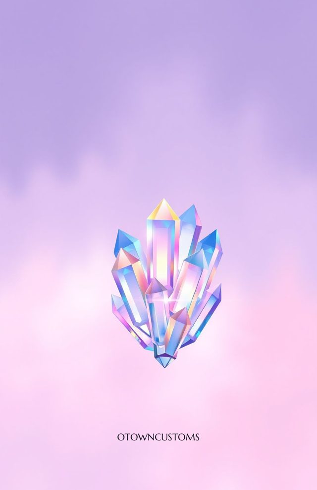 Iridescent Crystal Prism Array