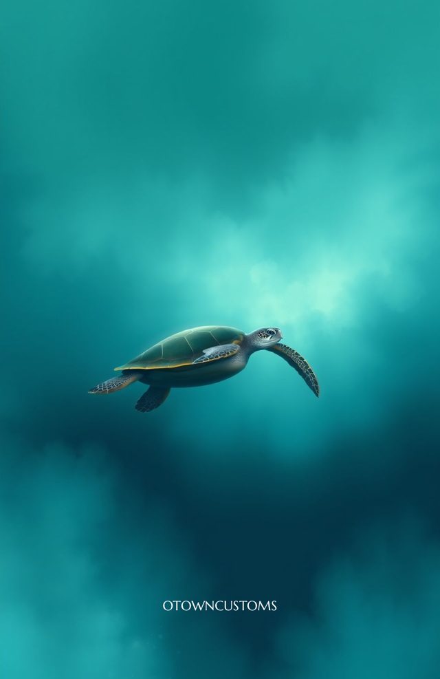 Underwater Sea Turtle Ocean Depths