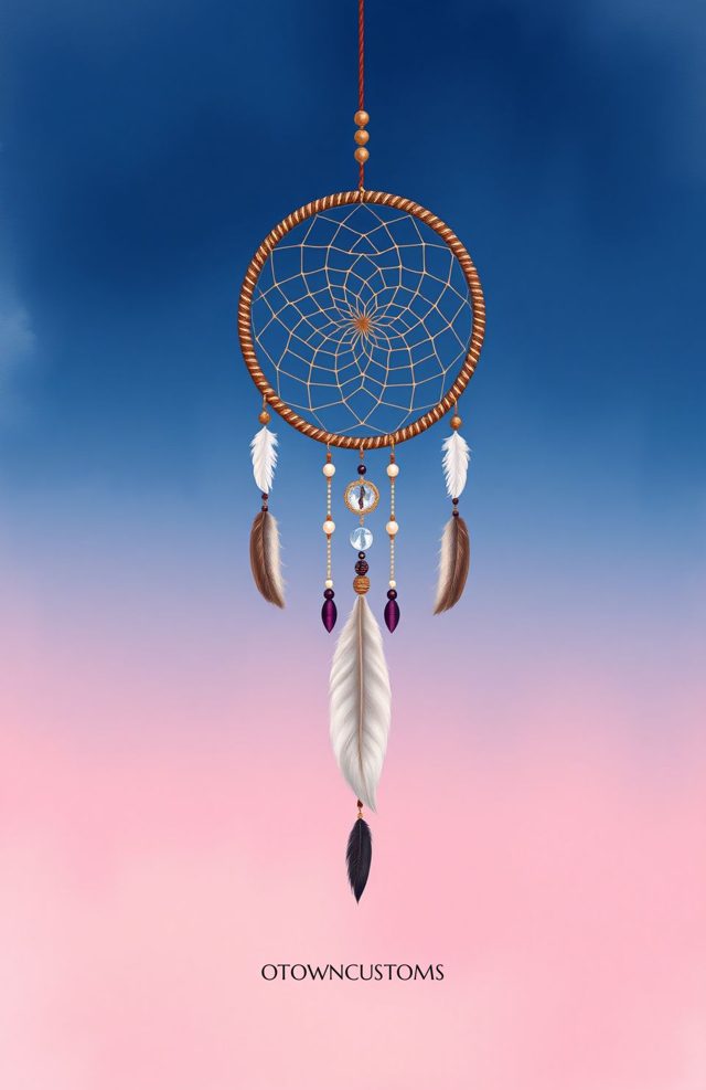 Feathered Dreamcatcher Illustration