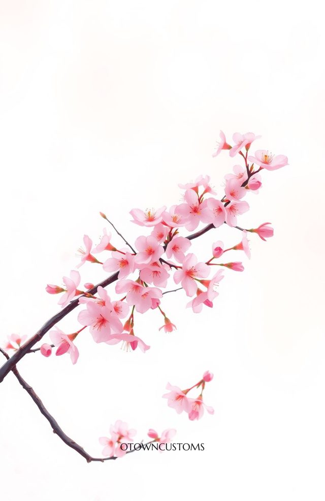 Minimalist Cherry Blossom Spring Bloom